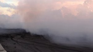 blown wagon goes off