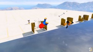 GTA 5 Mickey mouse VS Donald duck VS Minnie mouse VS Goofy Funny ragdolls ep.18 (Euphoria physics)