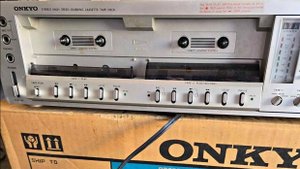 Винтажная двойная кассетная дека Onkyo TA-W80, редкая вещь из Японии-1981-1982-год