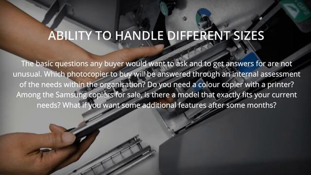 How to buy a Samsung Photocopiers – Buying Decision After Detailed Assessment смотреть онлайн