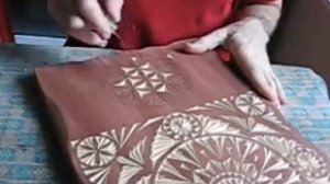 Нарды.  Геометрическая резьба