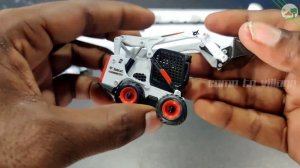 Toy Tractor &Bobcat Excavator & truck toys unboxing work & play |Mini Excavator & truck