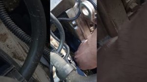открутил нижний болт натяжителя ремня k7m