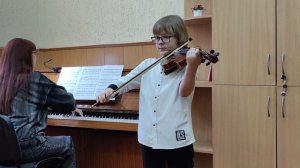 И. Бенда Граве. Исп. Василий Булгаков (9 лет, 2 кл. ДМШИ, 2 год обуч., скрипка 1/2)