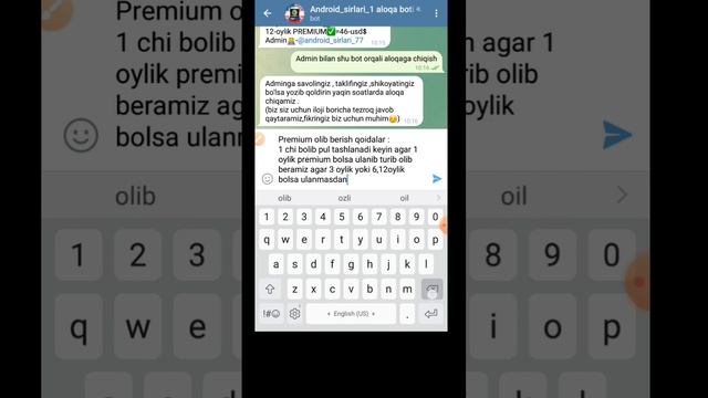 Telegram premiumni qanday arzon narxlarda sotib olish mumkin смотреть онлайн