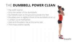 The Dumbbell Power Clean