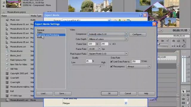 Exporting the sequence in Adobe Premiere Pro 2.0 - To a Video or Audio Only file.mov смотреть онлайн