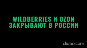 Wildberries и Ozon ЗАКРЫВАЮТСЯ В РОССИИ! Почему, зачем и за что...