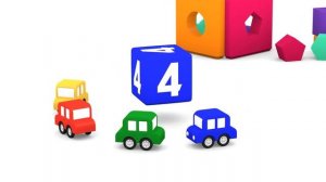 Мультфильмы про машинки для самых маленьких. Цифры и цвета для детей