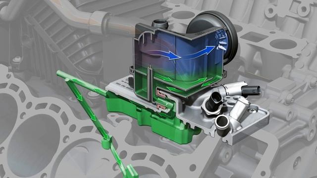 AUDI 4.0l V8T Engine - Cylinder Block Ventilation смотреть онлайн