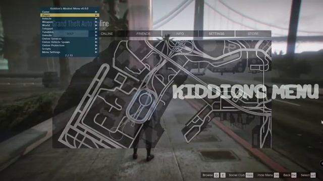 ⚙️ TUTORIAL GTA V ONLINE KIDDION'S MOD MENU \ SAFE MENU | GTA V FREE HACK \ DOWNLOAD KIDDIONS GTA V