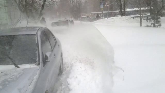 Снег в Ростове на Дону 29.01.2014 смотреть онлайн