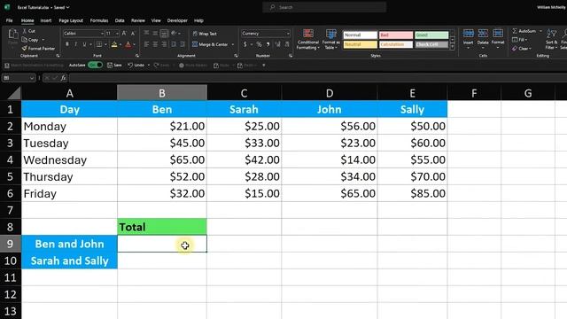 How to Sum Multiple Columns in Excel | AutoSum & Excel Sum Formula смотреть онлайн