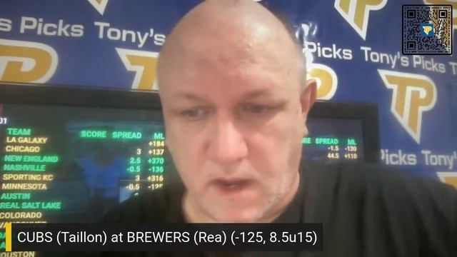 THE MORNING STEAM - Live Sports Picks for Thursday May 30 2024 - From TonyPicks.com