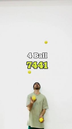 Juggling Trick 4 Balls - 7441👻 #jugglingballs #tricks #juggling #magic #jugglinglife