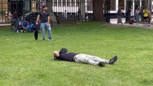 Disable man giving money to strangers then changing his mind sleeping with strangers joker pranks
