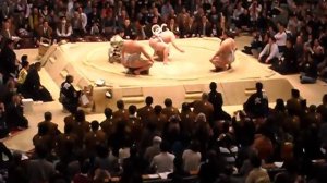 Osaka Sumo March 2010 - Ceremonial dance