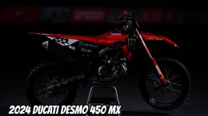 The New Ducati Desmo 450 MX 2024 motocross
