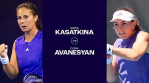 11.02.25. Дарья Касаткина - Элина Аванесян. WTA 1000. Darya Kasatkina - Elina Avanesyan