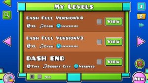 GEOMETRY DASH прошёл DEMON LEVEL в уровне  Dash Full VersionV2