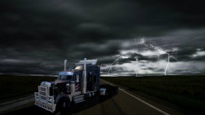 Негабаритный груз в American Truck Simulator.(без комментариев)