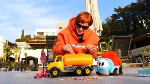 Машинки и цифры. Грузовичок Лёва и Водовоз - Видео для детей Капуки Кануки