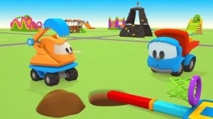 Веселая школа с Кириллом: стройка - это весело! Видео для детей про машинки