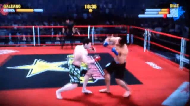 EA Sport MMA ( Nick Diaz ) Gameplay PS3