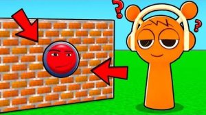 Sprunki Мистер Рэдди играл в Find The Button в ROBLOX | Incredibox Sprunki