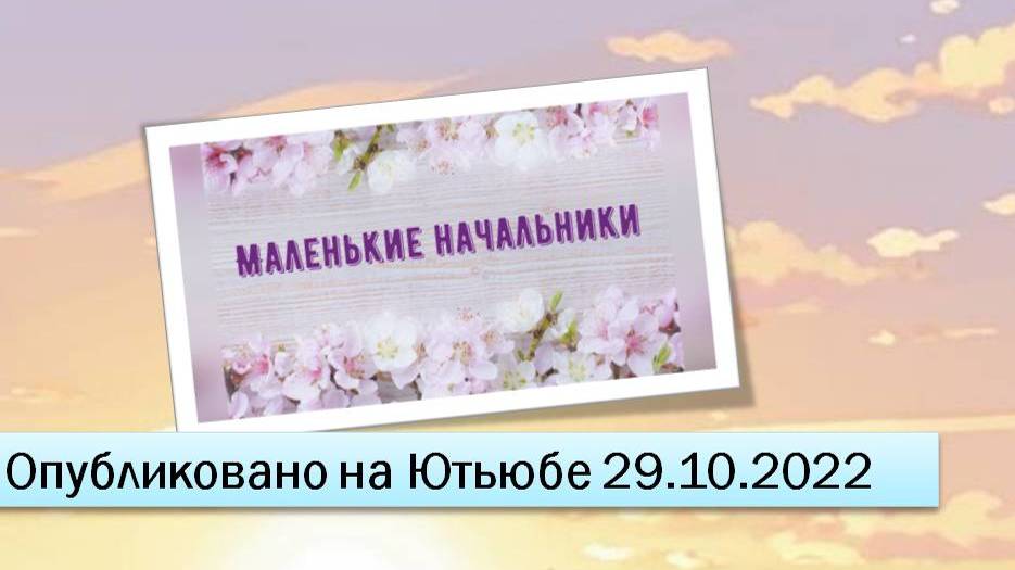 Маленькие начальники (фрагменты эфира от 29.10.2022)