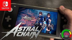 Astral Chain Nintendo Switch Lite Gameplay - FPS Monitor