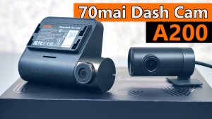 ХОРОШО И НЕДОРОГО 👉 70Mai Dash Cam A200 💥 HDR, WI-FI, ЗАДНЯЯ КАМЕРА, СЛЕЖЕНИЕ 24/7