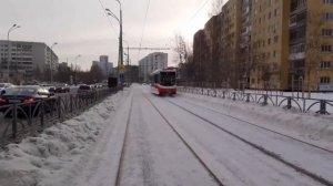 Трамвай 71 407.01 в Екатеринбурге