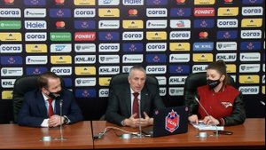 2021.04.20 ЦСКА - Авангард. Послематчевая пресс-конференция