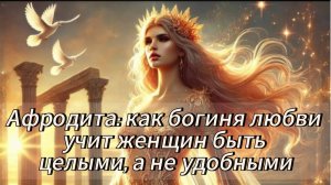 Афродита: как богиня любви учит женщин быть целыми, а не удобными