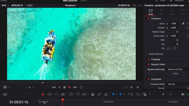 How to Zoom Footage in DaVinci Resolve 18! смотреть онлайн