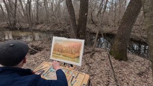Весенний пленэр. Первый выезд в этом году
