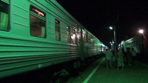 Электровоз ЭП1-249 с поездом №491 Казань — Адлер