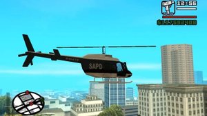 Police Maverick location in GTA San Andreas