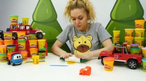 Видео для детей — Бензовоз из Плей До — Мультики про машинки и пластилин Play Doh