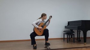 Обработка В. Козлова "Вариации на татарские темы", исполняет Уварова Анна