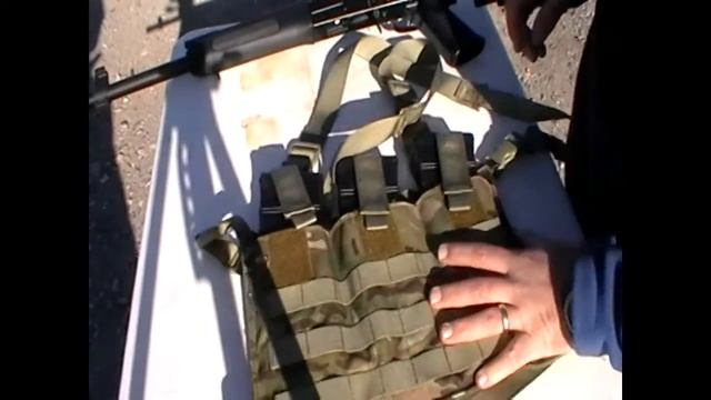 Saiga 12 Chest Rig with Krebs Saiga 12 shotgun смотреть онлайн