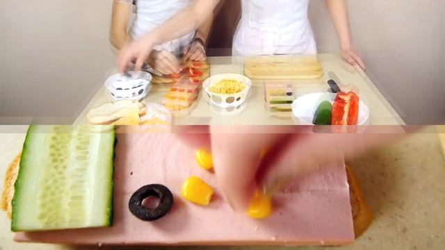 Бутерброды-телефоны! Мастер класс от подружек.