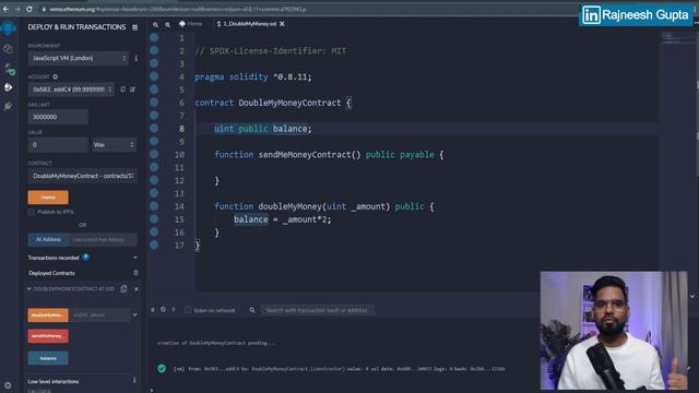 Hands-on with Smart Contract in 60 min | learn how to build smart contracts by Rajneesh