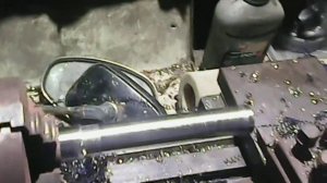 Токарный Станок ТВ-16. Точим заготовку Завеса.Metal machine. TV-16.