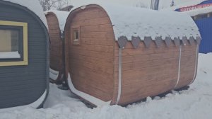 Баня бочка "Квадро" 3 метра на 2 секции купить на Бору.