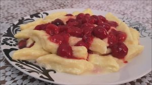 Вареники с ВИШНЕЙ. ЛЕНИВЫЕ ВАРЕНИКИ с ВИШНЕЙ. БЕЗУМНО ВКУСНО!!!! НЕВОЗМОЖНО ОСТАНОВИТЬСЯ!!!