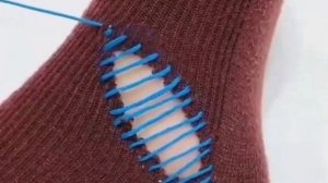 Зашиваем дырку быстро 🧵