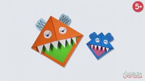 Оригами Монстрики! 👾👻 Складываем Веселых Чудиков из Бумаги!