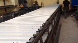 Цепной транспортер для сэндвич панелей